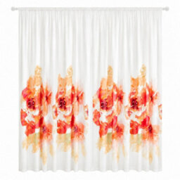 "Smart Living Grace Floral Curtains Pair With Tie Backs - Large Flower Print- Multi - 66""x72""" - thumbnail 4