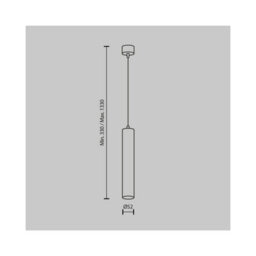 Luminosa Lighting Luminosa Focus Led Slim Pendant Ceiling Light White 3000K 1000Lm - thumbnail 2