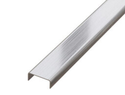 Ilcom Decorative Profile C 40mm X 2700mm X 0.65mm Silver Brushed Stainless Steel - thumbnail 1