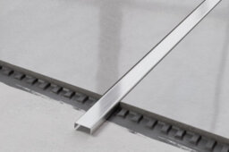 Ilcom Decorative Profile C 40mm X 2700mm X 0.65mm Silver Brushed Stainless Steel - thumbnail 3