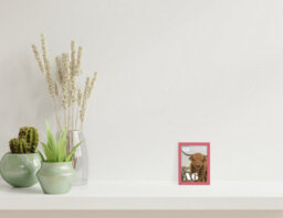 A6 Pink Picture Frame Fits A6 (10.5 X 14.8Cm - 4.1 X 5.8In) Poster, Photo, Artwork, Or Print. - thumbnail 4