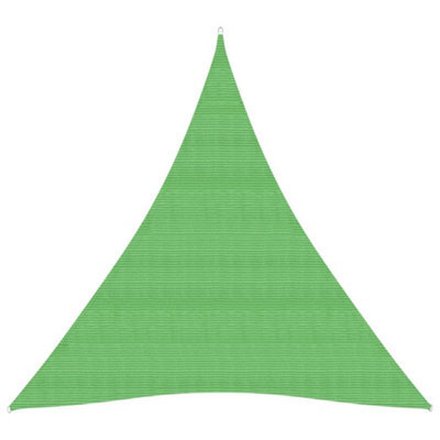 Berkfield Sunshade Sail 160 G/m2 Light Green 4X5X5 M Hdpe - image 1