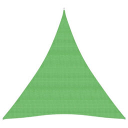 Berkfield Sunshade Sail 160 G/m2 Light Green 4X5X5 M Hdpe - thumbnail 1