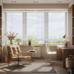 Lister Cartwright 25mm Pvc Venetian Blinds Windows Easy Fit Child Safety Included (White Textured, 90 Cm Width X 160 Cm Drop) - thumbnail 7