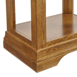 The Furniture Market French Louis Oak Side Lamp Table Elegant Solid Oak Side Table With French-Inspired Design Living Room Bedroom Compact Versatile - thumbnail 8