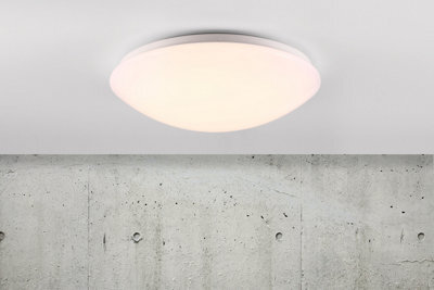 Nordlux Ask Metal Ceiling Light Bathroom Safe White,mains Led - image 1