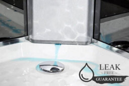 Vidalux Pure E Square 800 X 800 Black Electric Shower Cabin Triton Standard 8.5Kw - thumbnail 6