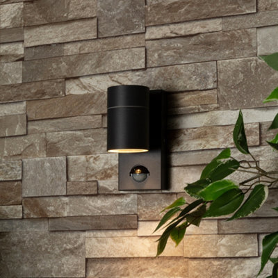 Litecraft Kenn Anthracite Outdoor Wall Light With Pir Sensor - image 1