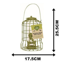 Smart Garden Squirrel Proof Wild Bird Seed Feeder Metal Steel - thumbnail 2