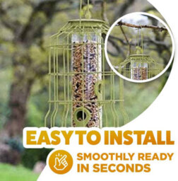 Smart Garden Squirrel Proof Wild Bird Seed Feeder Metal Steel - thumbnail 3