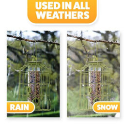 Smart Garden Squirrel Proof Wild Bird Seed Feeder Metal Steel - thumbnail 5