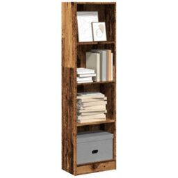 Berkfield Versatile Bookcase Old Wood 40X24X143 Cm Engineered Wood - thumbnail 2