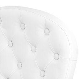 Beliani Office Chair Princess Faux Leather White - thumbnail 8