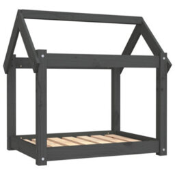 Walplus Dog Bed Grey 71X55X70 Cm Solid Wood Pine - thumbnail 2