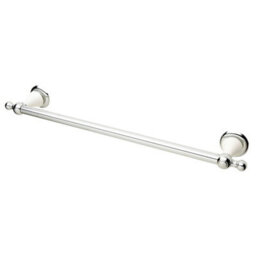 Cooke & Lewis Timeless Chrome Effect Ceramic Wall-Mounted Towel Rail (W)68.9Cm