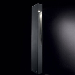 Ideal Lux Mercurio 1 Light Outdoor Bollard Anthracite Ip44, G9 - thumbnail 2