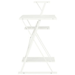 Berkfield Desk With Shelf White 116X50X93 Cm - thumbnail 3