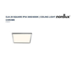 Nordlux Oja Plastic Ceiling Light 3-Level Dimming Silver,mains Led - thumbnail 6