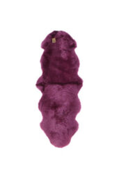 Fenland Sheepskin Fenland Indoor Double Australian Real Sheepskin Rug - Grape (180 Cm X 60 Cm) - thumbnail 1