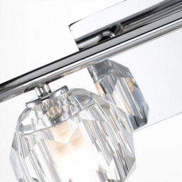 Luminosa Lighting Luminosa Quoizel Regalia Wall Lamp Polished Chrome, 3000K, Ip44 - thumbnail 4