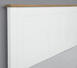 Flintshire Furniture Conway King Size 5Ft White Wooden Bed Frame - thumbnail 3