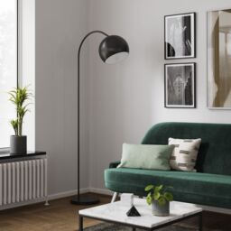 GoodHome Kotenay Matt Black Led Floor Lamp - thumbnail 5