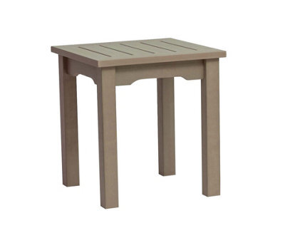 Winawood Wood Effect Side Table - L49.3Cm X D49.3Cm X H53Cm - New Teak - image 1