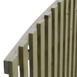 Premier Garden Supplies Premier Florence Wooden Trellis Panel 6Ft X 1Ft (3 Pack) Vertical Slatted Decorative Arched Fence Privacy Topper Climbing Plants - thumbnail 6