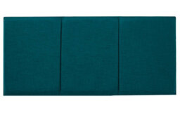 "Slumbre Alton Turin Linen 5Ft Kingsize 20"" Headboard -  Teal"