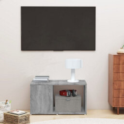 Berkfield Tv Cabinet Grey Sonoma 60X24X32Cm Engineered Wood - thumbnail 1