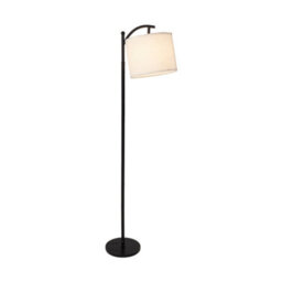 Living And Home Modern Simple Fabric Lampshade Floor Lamp With Foot Switch - thumbnail 2