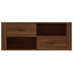 Berkfield Tv Cabinet Brown Oak 100X35X40 Cm Engineered Wood - thumbnail 6