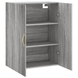 Berkfield Wall Mounted Cabinet Grey Sonoma 69.5X34X90 Cm - thumbnail 6