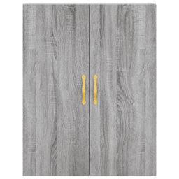 Berkfield Wall Mounted Cabinet Grey Sonoma 69.5X34X90 Cm - thumbnail 7
