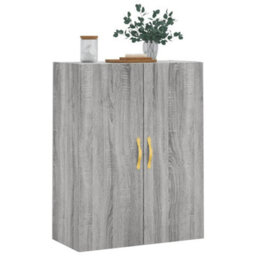 Berkfield Wall Mounted Cabinet Grey Sonoma 69.5X34X90 Cm - thumbnail 4