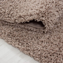 UETIAN Luxurious Shaggy Rugs Soft Extra Thick Area Rugs Heavy 5Cm Dense Pile For Living Room Bedroom Hallway (Dark Beige 160 X 230) - thumbnail 2