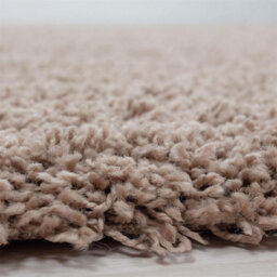 UETIAN Luxurious Shaggy Rugs Soft Extra Thick Area Rugs Heavy 5Cm Dense Pile For Living Room Bedroom Hallway (Dark Beige 160 X 230) - thumbnail 4