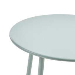 Beliani Garden Lounge Set With Table 2 Seater Pasto Metal Mint Green - thumbnail 9