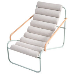 Beliani Garden Lounge Set With Table 2 Seater Pasto Metal Mint Green - thumbnail 7