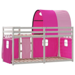 Berkfield Bunk Bed Without Mattress Pink 80X200 Cm Solid Wood Pine - thumbnail 7