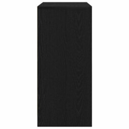 Vidaxl Shoe Cabinet Black Oak 57X34X76 Cm Engineered Wood - thumbnail 7
