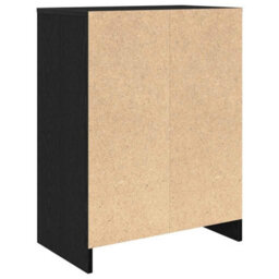 Vidaxl Shoe Cabinet Black Oak 57X34X76 Cm Engineered Wood - thumbnail 8