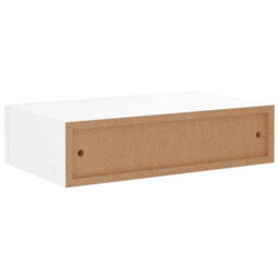 Vidaxl Wall-Mounted Drawer Shelves 2 Pcs White 40X23.5X10 Cm Mdf - thumbnail 8