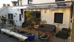 Canofix UK Canofix Door Canopy Pc 8000 Width X 1500 Projection (Grey Bracket - Clear Sheet) - thumbnail 7