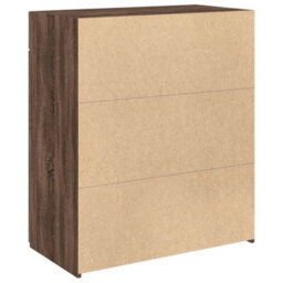 Berkfield Sideboard Brown Oak 80X42.5X93 Cm Engineered Wood - thumbnail 6