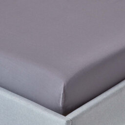 Homescapes Dark Grey Egyptian Cotton Fitted Sheet 200 Tc, Small Double