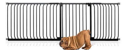 Bettacare Elite Pressure Dog Gate, 225Cm - 234Cm, Matt Black, Pressure Fit Pet Gate For Dog And Puppy - image 1