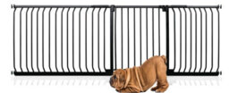 Bettacare Elite Pressure Dog Gate, 225Cm - 234Cm, Matt Black, Pressure Fit Pet Gate For Dog And Puppy - thumbnail 1