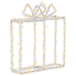 Beliani Outdoor Decoration Led Kemi Christmas Gifts 25 Cm White