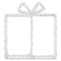 Beliani Outdoor Decoration Led Kemi Christmas Gifts 25 Cm White - thumbnail 6